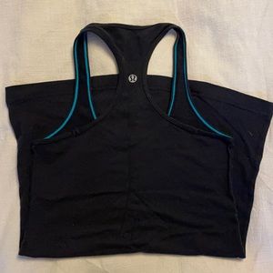 Lululemon cool racerback, black size 4